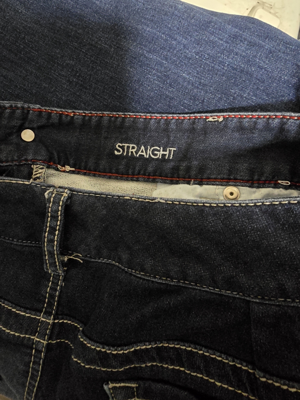 Women’s Dark Blue Boot Cut Jeans - Picture 3 of 4
